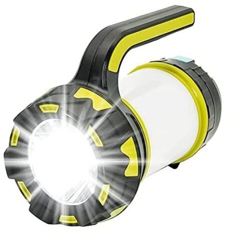 Rechargeable Camping Light, 6 Lighting Modes, IPX4 Waterproof, Perfect for Hurricanes, Emergencies, Power Outages, USB Cable Included [Energy Class A+] (1/5)