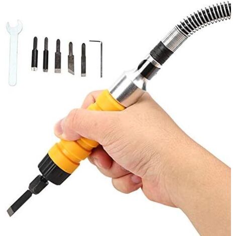 Electric Carving Chisel, Electric Wood Carving Machine, Electric Carving Chisel, for Carpentry Carving Tools 16 x 3cm- (1/5)