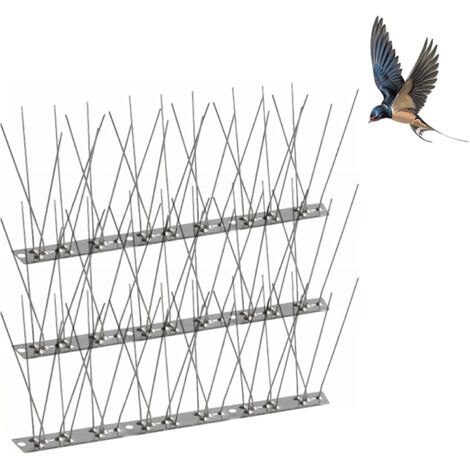 pieces Anti-bird nails, anti-sparrow nails, suitable for balconies, installed on roofs and balconies (1/5)