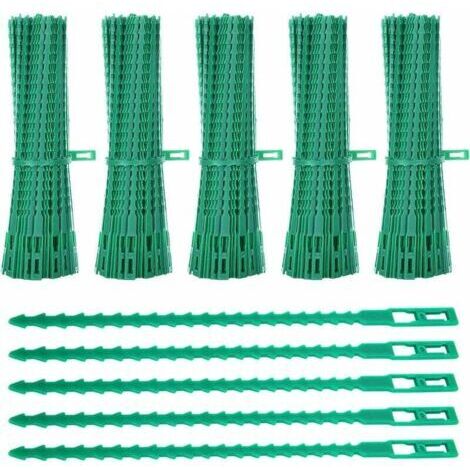 CCYKXA 500 Pack Plant Ties, 17cm Adjustable Garden Ties, Flexible Plastic Garden Ties, Garden Cable Tomato Ties to Help Support Plants
