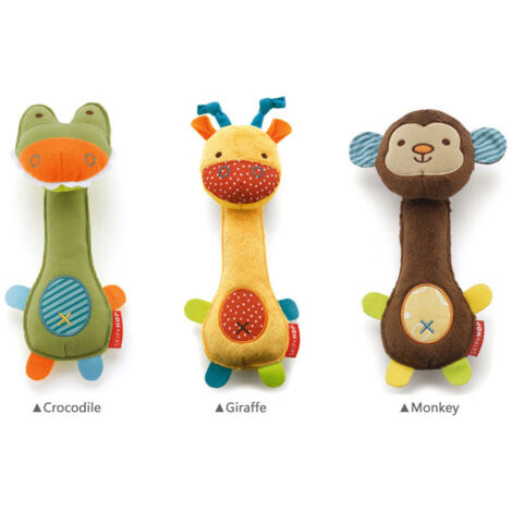 3 Pcs Squeak Toys for Dogs, Plush Chew Toy for Small and Medium Puppy Interactive Toy