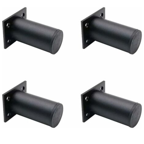 (Black) 4 Matte Furniture Legs, 80mm Aluminum, TV Cabinet Legs, Suitable for Cabinet Coffee Tables, Furniture Sofa Support Legs (1/5)