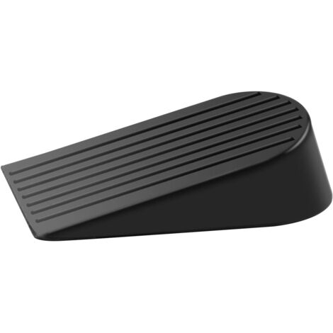 Extra Wide Black Rubber Door Stops Floor Door Stops Anti-Slip Door Stops for Patio, Gates, Garden, Kitchen, Office(2PCS) (1/5)