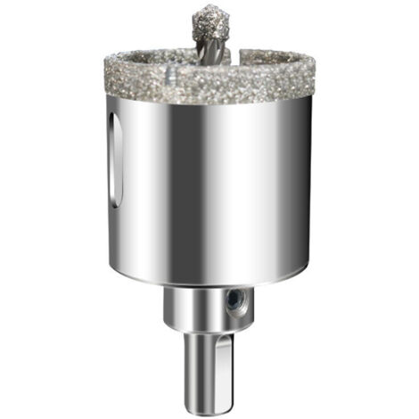 Scie Cloche Diamant 35 mm, Foret Diamant avec Foret Guidage Central, Scie Cloche Carrelage avec Revêtement de Surface en Diamant pour Coupe de Verre, Carrelage, Céramique, Marbre, Calcaire (1/5)