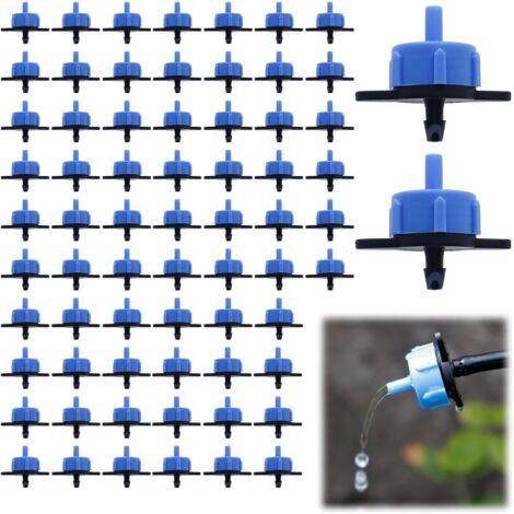 CCYKXA 70 Pcs Irrigation Drippers, Irrigation Sprinkler Head, Drip Irrigation System Kits, Self-Regulating Drippers for Lawn Vegetable Gardens or Flower Beds (1/5)