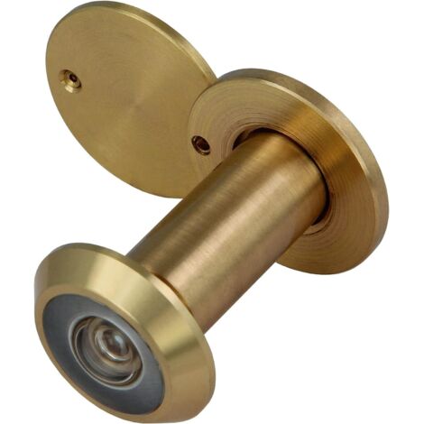 pc Brass Cat Eye Wide Angle Door Mirror, High Definition Optical Lens, Security Door