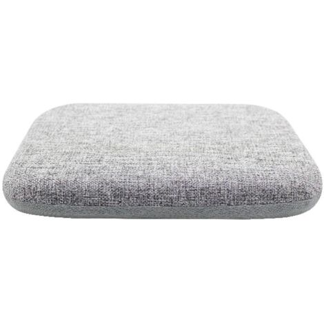 CCYKXA Chair Cushion, Garden Chair Pads, Square Chair Pad, Memory Foam for Office Chair, Washable Cover, Grey, 40x40cm [Energy Class A] (1/5)