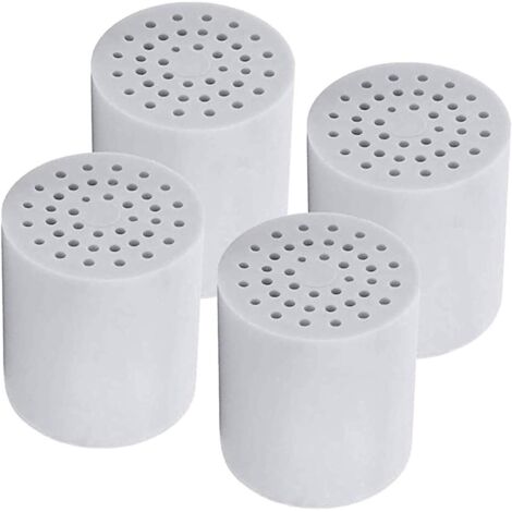 Universal 15-Stage Shower Filter Cartridges (4-Pack) Removes Chlorine, Microorganisms & Hard Water - Replacement - RWCookits & Baths›Bathroom Fixtures›Showers & Shower Components›Shower Heads & Handhe (1/5)