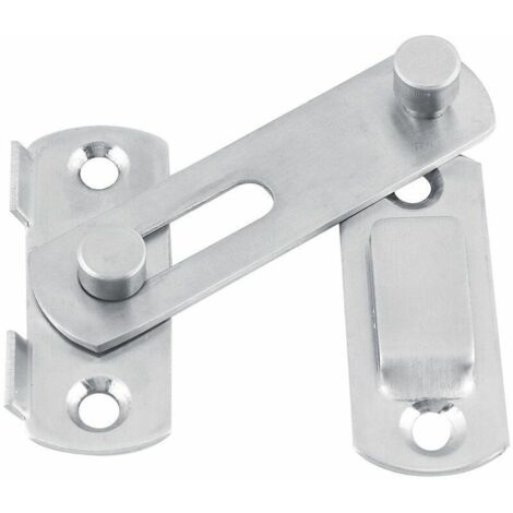 Loquet Porte, Verrou à Bascule en Acier Inoxydable Porte Coulissante Verrouillage de la Porte Coulissante pour Armoire de Fenêtre