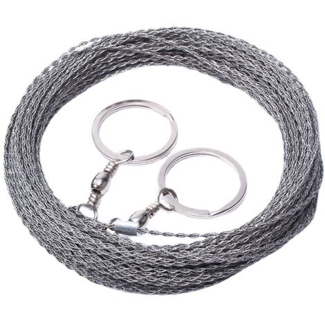 10 Meters Long Outdoor Wire Saw, Wire Saw Survival Cable, Thickened Stainless Steel Chainsaw Wire Cutting Rope