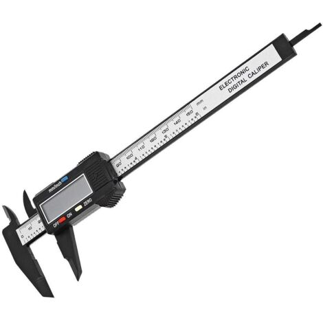 pc Electronic Caliper with Large LCD Display, 150mm, Digital Micrometer with MM/Inch Conversion (1/5)