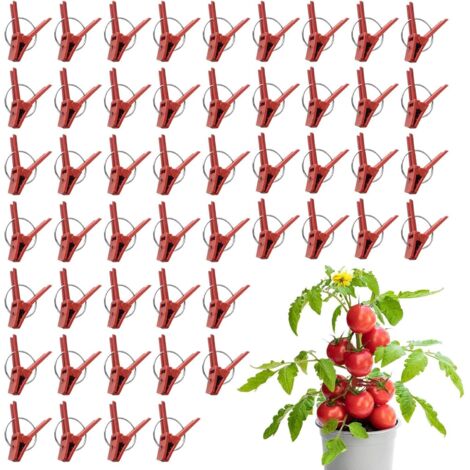 CCYKXA 50 Pcs Tomato Clips - Tomato Clips - Tomato Clips - Tomato Clips - Vegetable Vine Support Connectors - Garden Connector (1/5)