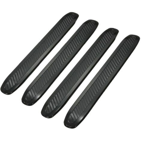 4pcs Universal Car Bumper Rubber Strip Anti-rub Protection Strip Guard