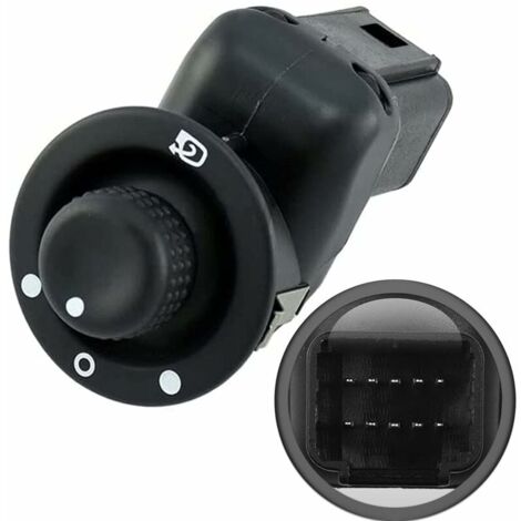 Bouton Retroviseur pour Clio 3 4 Scenic Captur Modus Interrupteur Commande Reglage Extérieur Miroir Rétractable Pliable 8200676529 8200214921
