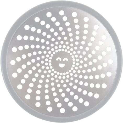 Drain Hair Catcher, Shower Drain Filter, 4.4" Stainless Steel Drain Plug, Anti Hair Shower Grid for Bathroom, Kitchen, Bathtub - Silver