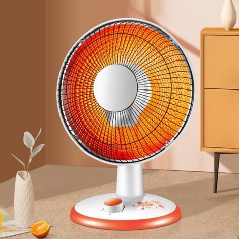 Halogen Electric Heater Electric Space Heater Indoor Infrared Heater with 2 Heat Settings Electric Heaters Tip-Over Protection Fast Heating