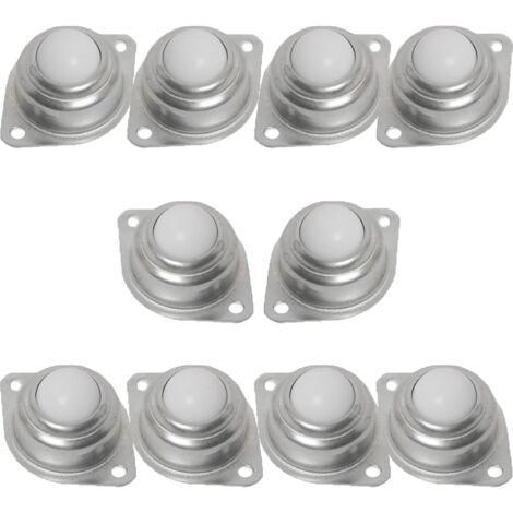 Transfer Rolling Casters, 10 Pieces Furniture Ball Casters, Transfer Ball Casters, Nylon Balls Casters for Furniture, Wheelchairs, Sliding Luggage Trolley