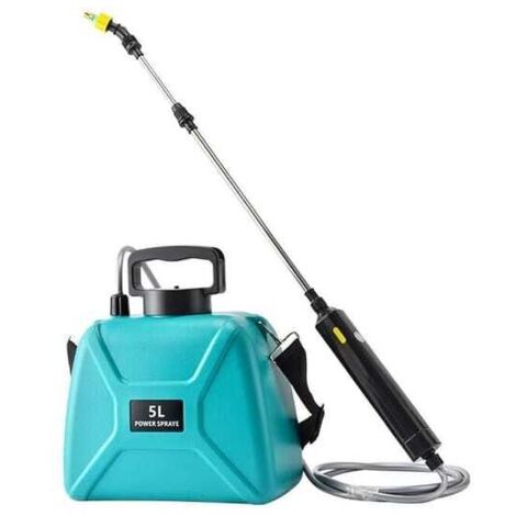 Electric Garden Sprayer with 3 Adjustable Nozzles, USB Rechargeable, Plant Protection Sprayer for Garden (5L Green Sprayer) (1/5)