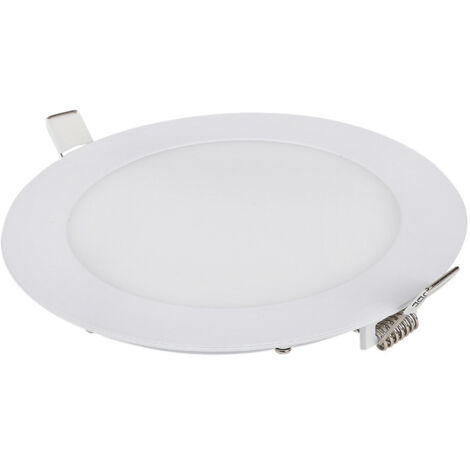 LED Recessed Downlight, Recessed Ceiling Lamp Flat Round, 145mm, 9W, 6500K, Cool White, for Bathroom, Living Room