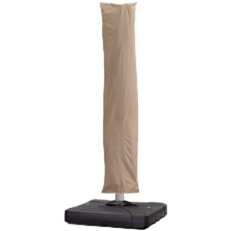 Tinor – Cantilever parasol cover 255 x 62 cm – 250g polyester fabric – UV 50+ protection – Zipper and drawstring for easy use – Fits 2.7m to 4m parasols (1/5)