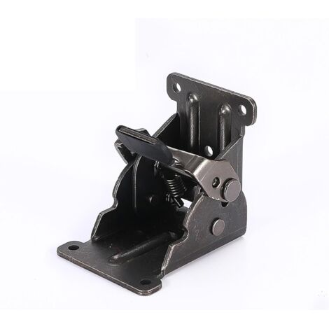 Two sets of retractable, folding and locking legs, 90° self-locking hinges (dark bronze, screws) (1/5)