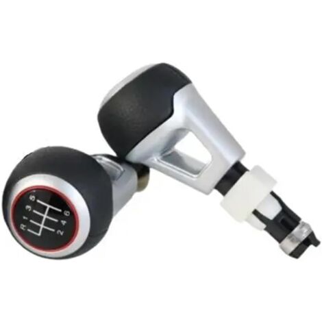 CCYKXA Car Gear Lever Knob for Audi for TT TTS For A3 S3 For A4 For A6 For Golf For Passat Manual Transmission Gear Knob Leather Lever Handball Pen Stick Gear Shift Head (1/5)