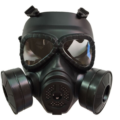 Breathing Mask Tactical Black Gas Mask Outdoor Military Style Protective Mask