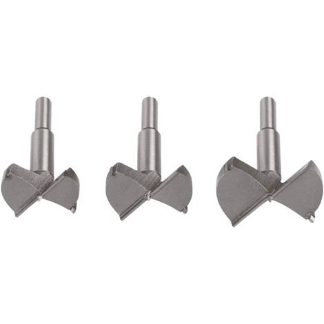 Wood Drill Bits, 3pcs (45/50/60MM) Carbide Countersink Installation Spherical Wood Doors Drawers Helps You Quickly Drill Clean Flat Bottom Holes in Wood - RWDIY ›Hand & Power Tools› Power Tool Accesso (1/5)