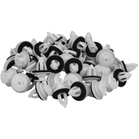 50pcs Clips de panneau de porte avec anneau d’étanchéité compatible Bmw E34 E36 E38 E39 E46 X5 M3 M5 Z3