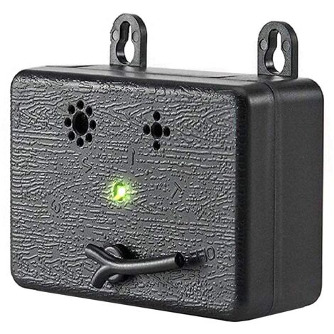 Ultrasonic dog repeller, 3 functions, black (1/5)