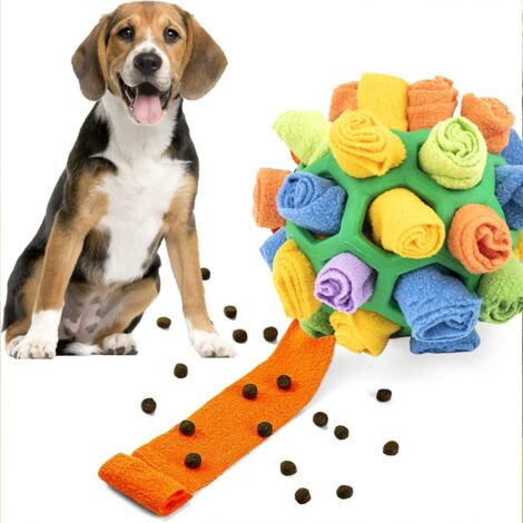 Dog Sniffing Ball, Interactive Dog Toy, Puzzle Toy to Encourage Natural Food-Seeking Skills, Feeding Mat (Green) (1/5)