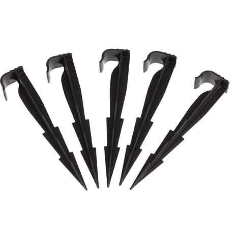 Pack of 50 AquaPEG Fixing Stakes for Drip Line, Irrigation Pipes and Dripper Pipes (1/4)