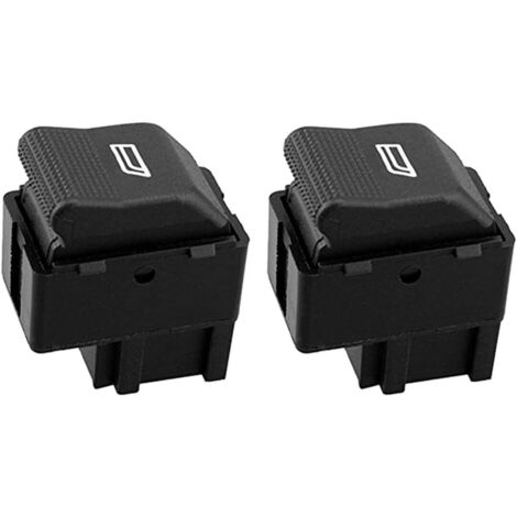2 pieces window lifter switch with one-sided button OEM 6X0 959 855B 6X0959855B for VW Lupo Polo - Seat Cordoba Ibiza III (1/5)