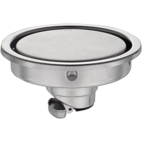 304 Stainless Steel Bathroom Floor Drain Round Grate Anti-odor Floor Drain for Shower Room