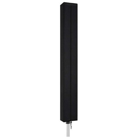 Lot de 1 Housse rotative pour étendoir à linge, noir, 160x15x15 cm, housse pour tringle à linge, housse pour étendoir à linge, housse pour étendoir à vêtements d'extérieur (1/5)