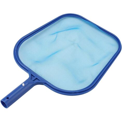 Swimming Pool Surface Skimmer Nets, Professional Plastic Leaf Rake Net Mesh Skimmer Clean Tool for Pool Pond Hot Tub Fountain Fish Tank Blue (1/5)