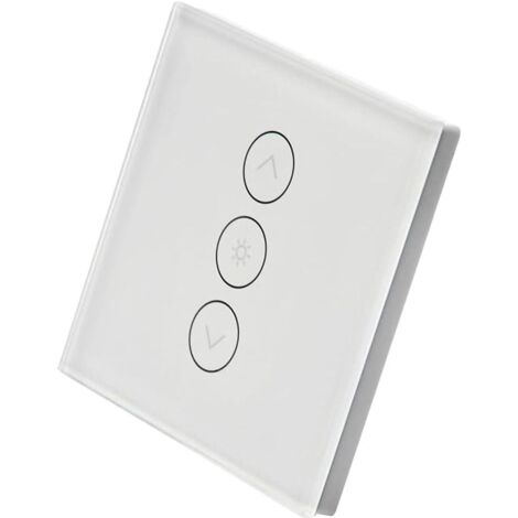 Backlit Light Switch, WiFi Recessed, Dimmer, Compatible with Alexa and Google Home, Replaces Your Classic Light Switch, No Hub
