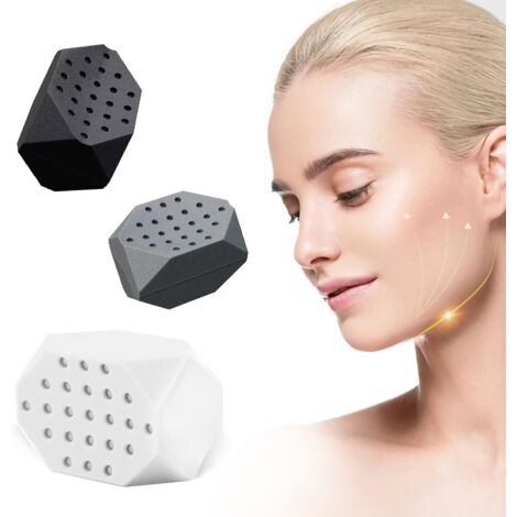 3 Pcs Double Chin Reducer, Jawliner Exerciser, Facial Muscle Exerciser, Jaw Exerciser, Define your jawline, slim and tone your face (1/5)