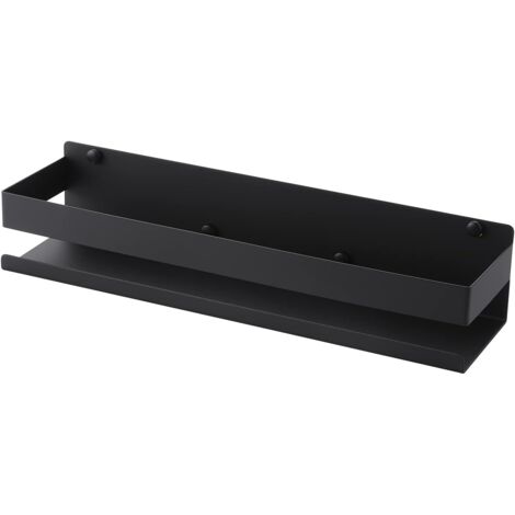 Tinor – Shower shelf – Wall mounted stainless steel caddy – Concealed screw design – Rustproof matte black finish – Max load 5 KG (1/5)