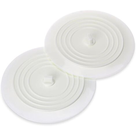 2 Pack 6" Universal Silicone Rubber Drain Plug for Kitchen Sink Bathroom Sink (1/5)