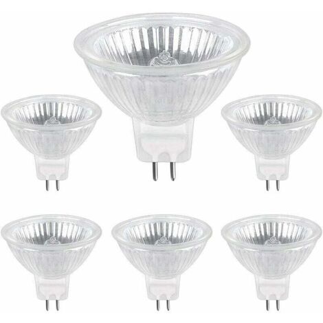 CCYKXA Halogen Bulb Pack of 6 GU5.3 35W 12V, 400lm Warm White 2700K Dimmable, MR16 Halogen Spot Bulb (1/5)