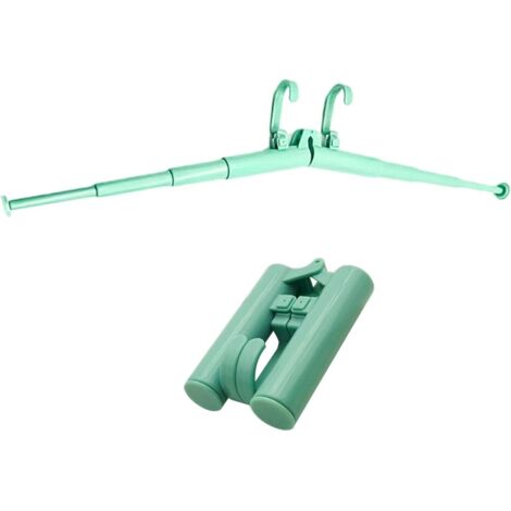 CCYKXA pcs Folding Hangers for Travel, Foldable Travel Hangers for Suitcase, Foldable Clothes Hanger, Non-Slip Space Saving Laundry Accessories Multifunctional Drying Rack