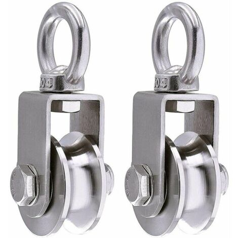 304 Stainless Steel Rope Pulley Block, Max Load 500kg