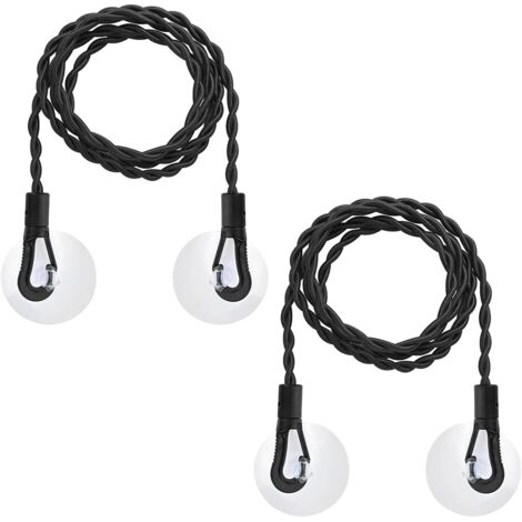 CCYKXA 2 Pack Retractable Travel Clothesline with Suction Cup Portable Travel Accessories Suitable for Travel Outdoor Camping (1/5)