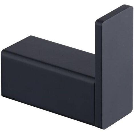 Towel/Robe Hook for Bath Bathroom Kitchen, Wall Mounted, SUS 304 Stainless Steel, Black, , BA8506B (1/5)