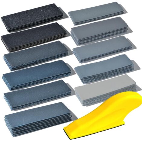 Bodywork Sandpaper, 120 to 5000 Grit Sandpaper 9 x 3cm, Abrasive Paper (1/5)