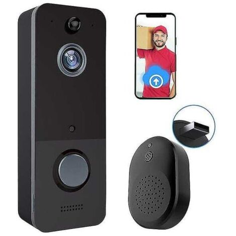 Wireless Doorbell Camera, with Motion Detection, Cloud Storage, HD Live Image, Night Vision, 2.4G Wi-Fi Compatible (1/5)