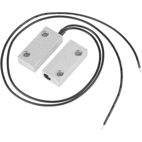 Magnetic Switch - Rolling Door Contact Magnetic Reed Switch Alarm One Pair Normally Closed Magnetic Window Door Security Alarm Metal Case (1/5)