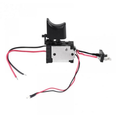 Trigger Switch Lithium Battery Wireless Drill Speed Control, 7.2-24V Electric Drill Trigger Switch with Small Light (1/4)