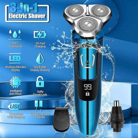 Electric razor for men, electric razor for men wet and dry, electric razor for men rechargeable, razor for men CHKFJcJ04